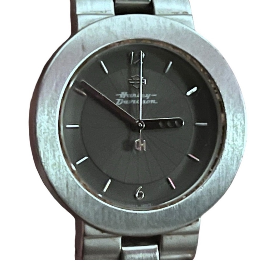 Rare Harley-Davidson Ladies Stainless Steel  Silver Watch